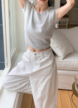 Dian Flap Pocket Cotton Balloon Wide Pants (2color)