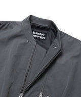  SHIRRING SLEEVED MA-1_GRAY