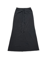 RAW EDGE LONG SKIRT (BLACK) WOMENS