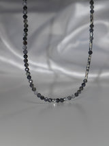 iolite gemstone choker