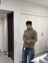 No.1397 diagonal zipper WM hood T (3color)