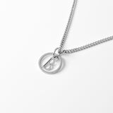 Men's Necklace Circle Pendant Simple Design_CLEF CIRCLE B NEC