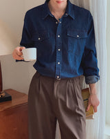 Roku Two-Pocket Denim Shirt