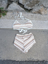 vintage stripe bikini
