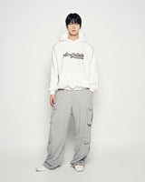 25FW カーシヴロゴフーディー クリーム