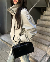 [ORIGINAL] Norden High-Neck Cotton Short Jacket