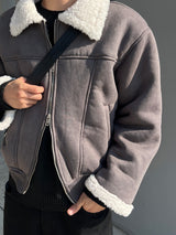 Haas Suede Shearling Mustang Jacket (3 Colors)