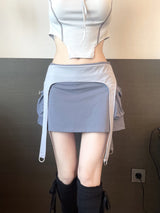 1207. Suspender strap cargo mini sk (2color)