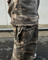 UL Camo Decoration Denim Pants