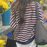 ストライプトレーニングTシャツ