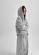 [MADE] Plain Cotton Hooded Zip-up