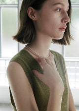 [925 silver] Deux.silver.137 / フルハートピアス (7mm)(ゴールド)