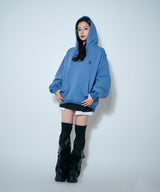 UNISEX 裏起毛パッチロゴパーカー