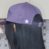 k-logo applique cap purple