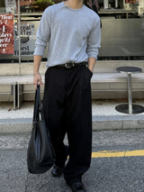 Dart pin stripe slacks
