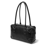 “DOLAT-ABAD” Suede Bowling Bag