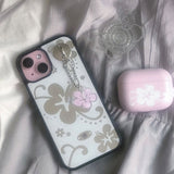[MADE] bloom mirror case (white)