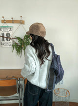 Sobum Reversible Wool Earflap Trooper Hat