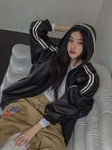 [U-BASIC] Soft Ribbed Round Crop Long Sleeve
