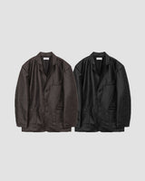 ヘリテージレザー ブレザー ジャケット