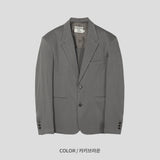 Linen loose-fit jacket 4COLOR