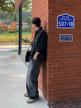 MR Dat long wide Denim