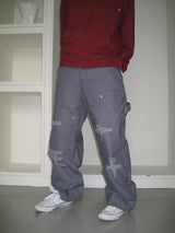 Vintage Damaged Double Knee Work Pants (3c)