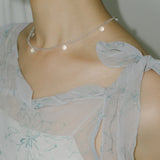 Clear dew necklace