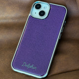 EMBROIDERY KNIT EPOXY CASE_PURPLE