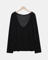 ネコレイヤードロングスリーブTシャツ