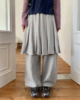 26SS★ [BAONHAUS] Langmel Banding Layered Skirt Pants
