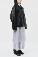 Storm Leather Zip Jacket