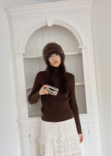 Teddy Bear Beanie - Brown