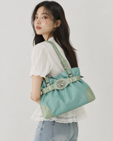 Vintage Studded Patchwork Tote Bag