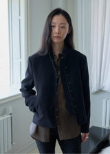 Vintage Crop Jacket (Black)