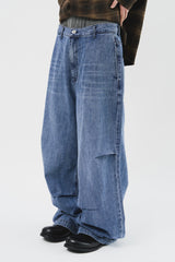 Slab Snap Balloon Denim (2color)