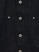 6CRAYON 11.3oz Indigo Blue Non-Fade Short Denim Jacket