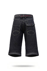 26SS★ CINCH BACK STITCH BERMUDA JEANS