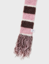 HAIRY TASSEL MUFFLER (PINK)