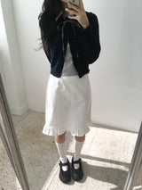 Midi Frill Skirt