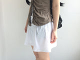 Shirring Flared Dress
