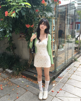 Knit crop cardigan