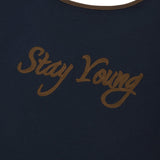 GRAPHIC RINGER T-SHIRT - DARK NAVY