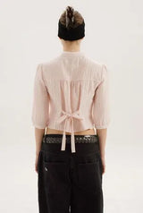 Pond lace blouse - pink