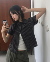 [MADE] Kanon Vintage Stripe Short Sleeve Shirt
