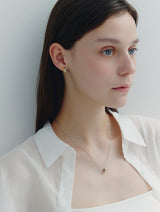26SS★ Souvni Silver (C) Twist Necklace S