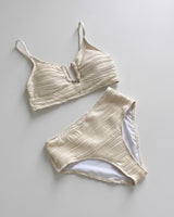 Mellow shirring bikini