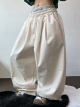 4000SOLD DENIM PINTUCK PANTS