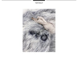 Embryo faux fox eco-friendly fur coat