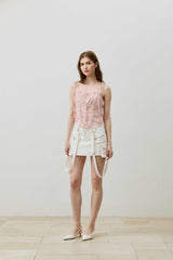 BELLA MINI SKIRT PANTS / WHITE